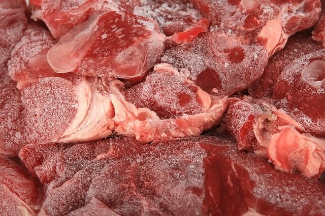 牛肉の冷凍