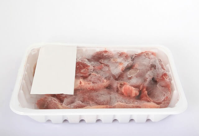 牛肉の冷凍　パック